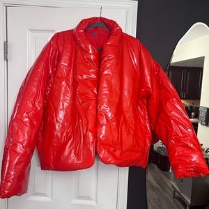 Yeezy Gap red Round Jacket Brand New